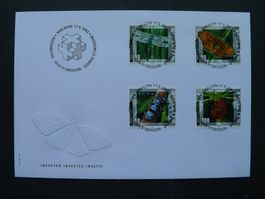 2002 Nr. 1061-1064 auf FDC mit ET-Vollstempel