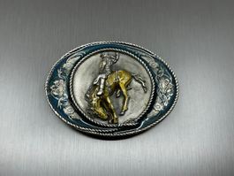 Gürtelschnalle Cowboy, Sisikiyou, 1991