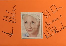 Anne Walser Autogramm signiert Karte m.Bild 10x15cm