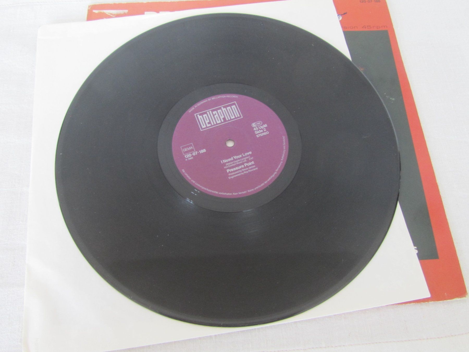 Dischi in vinile: PRESSURE POINT:  mellow moods/i need your love – Usato da Seengen venduto da mikelele 2