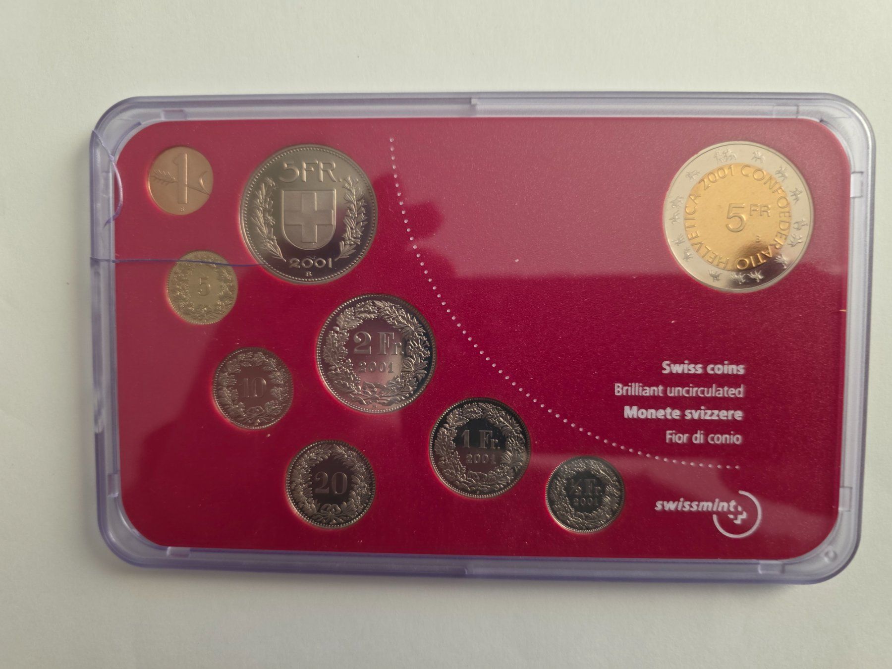Tutti le monete: Jeux de monnaies 2001 F.d.c. – Nuovo e nell'imballaggio originale da Concise venduto da coolinvest 1
