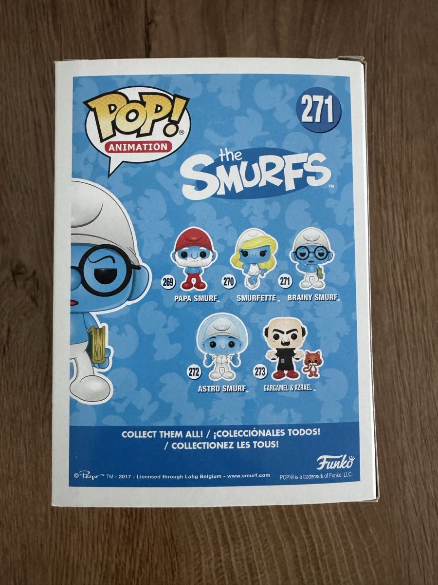 Funko Statuette: Funko Pop Brainy Smurf – Nuovo (secondo la descrizione) da Konolfingen venduto da jabe21 1