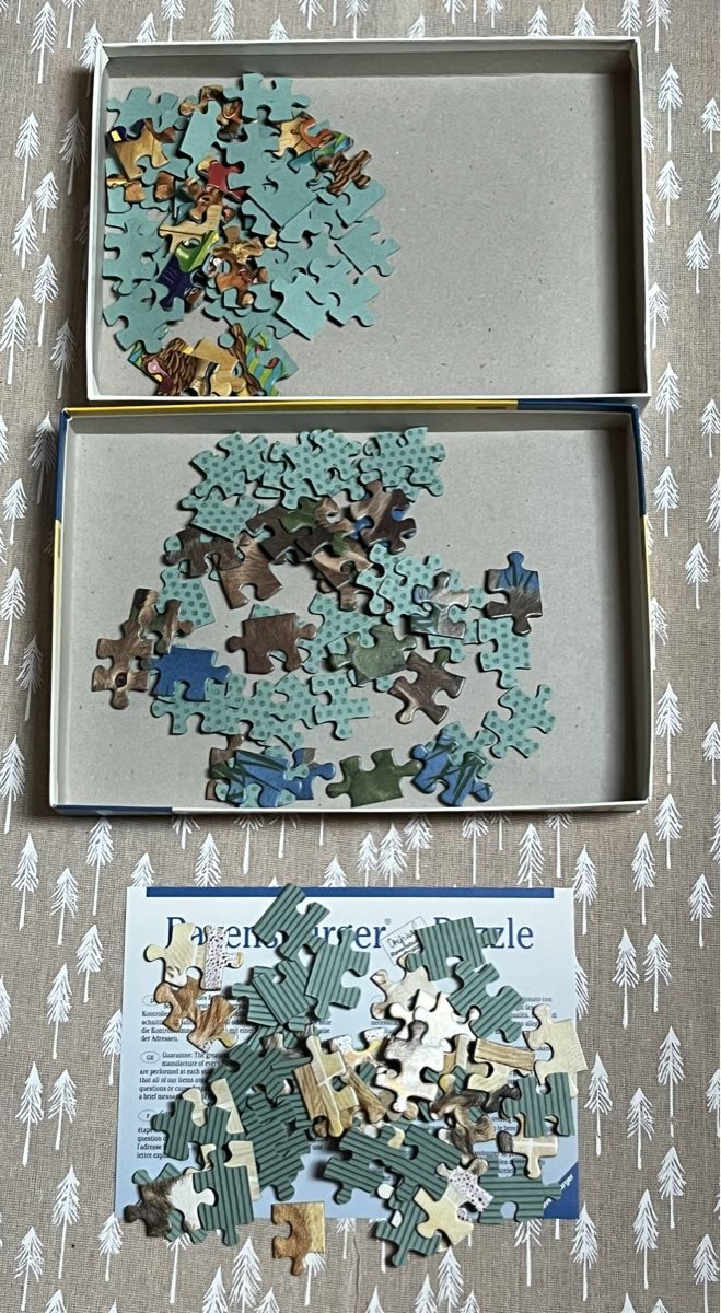 Ravensburger Puzzle: Le repas des animaux 3 puzzles de 49 pièces – Usato da La Tour-de-Peilz venduto da Pansy02 1