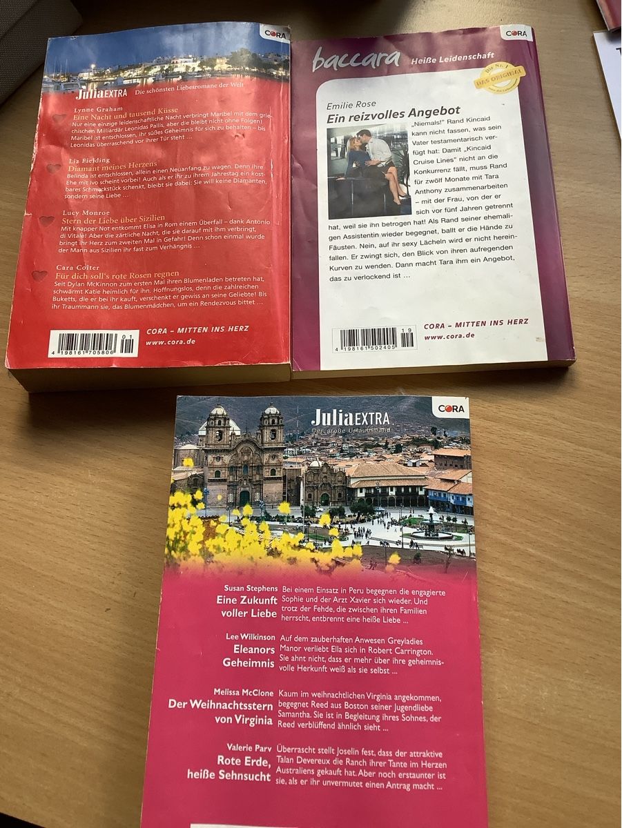 Livres: Liebesromane Cora Baccara Julia #4 – D'occasion à Saas-Balen par kircin 3