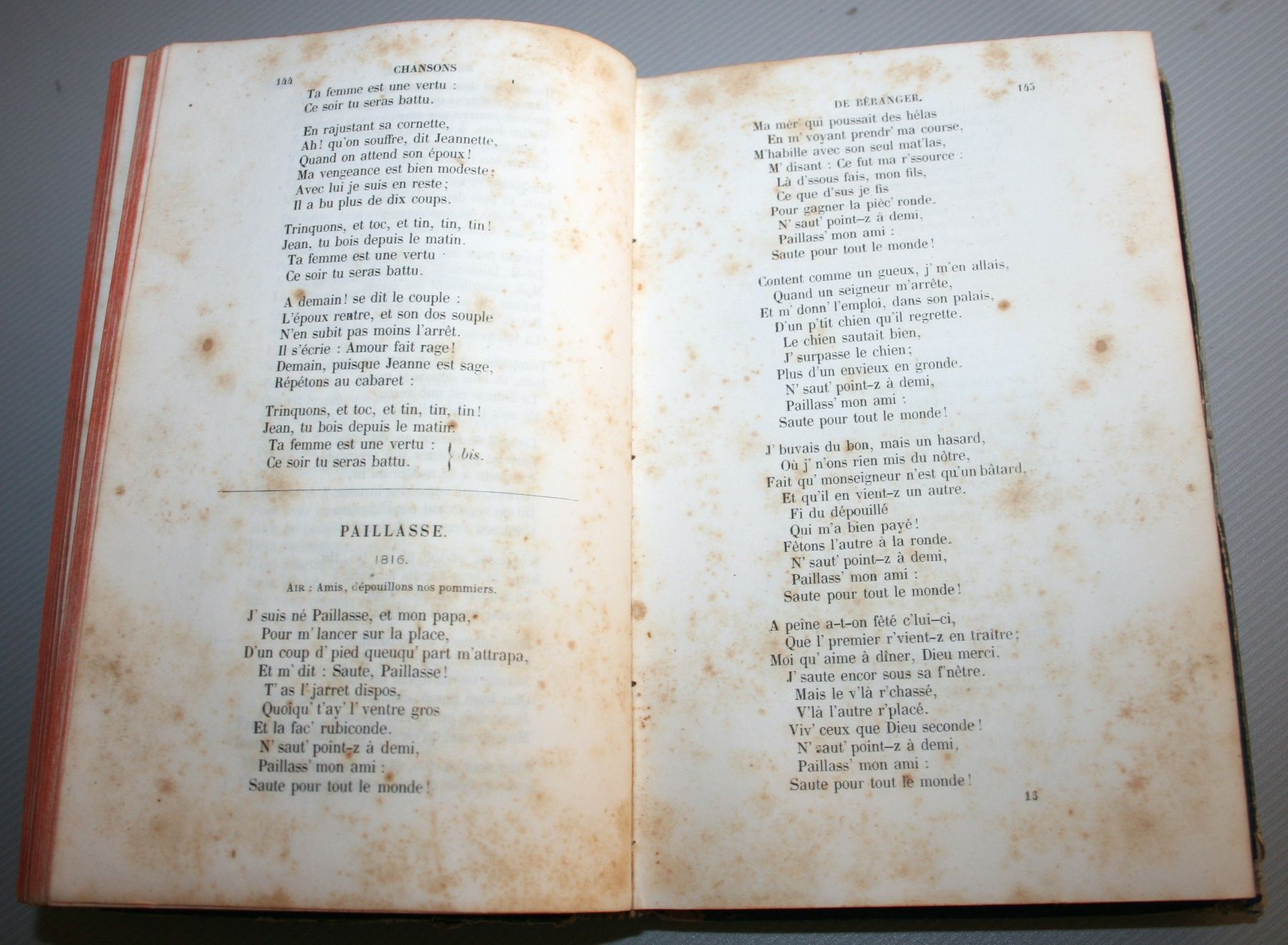 Libri: Oeuvres complètes de P. J. de Béranger, 1841 – Usato da Schaffhausen venduto da Kartenprofi 3