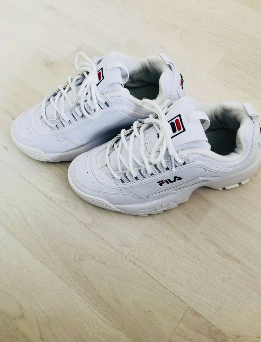 Fila Damenschuhe: Weisse FILA DISRUPTOR Sneaker Gr.37 – Gebraucht aus Obfelden von JackyRot 1