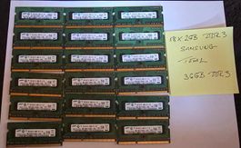 18x 2GB DDR3 RAM Samsung - Total 36GB - Geprüft! Top!