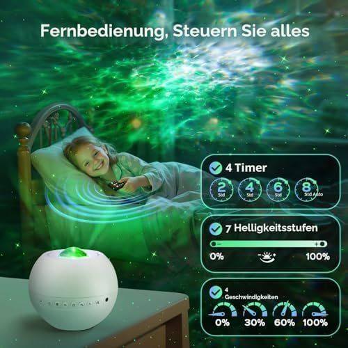 Alle Dekorationen: Fire Sternenhimmel Projektor Mädchen Geschenke 15 Farben – Neu und originalverpackt aus Hundwil von pak_7zvn 6