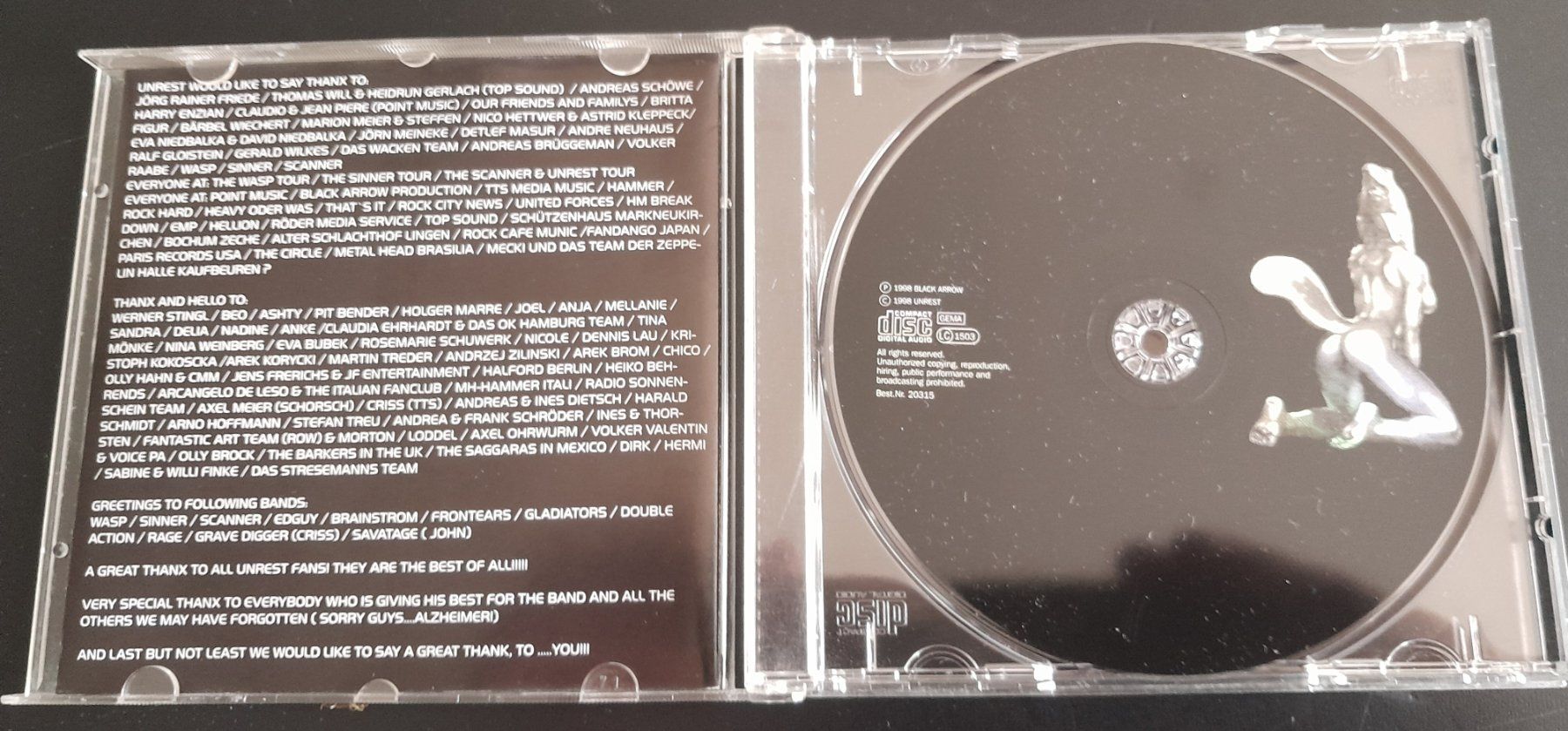 CD: Unrest - Cold Steel Whisper – Usato da Bottens venduto da Davvil 2