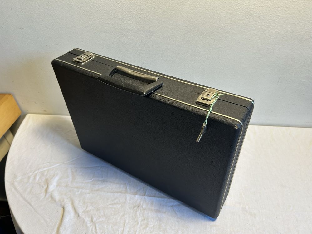 Malette Attaché-case En Cuir Giovanni Castiglioni - Neuve Avec Certificat, Couleur Marron
