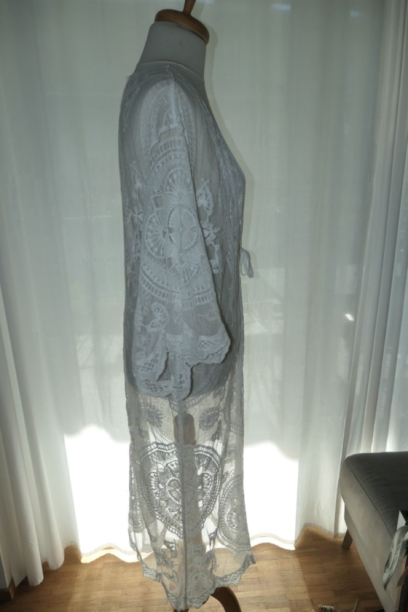 Arte internazionale: Damen Beach cover up boho weiss SpitzeGrösse S/M – Usato da Kriens venduto da phi_l95v 1
