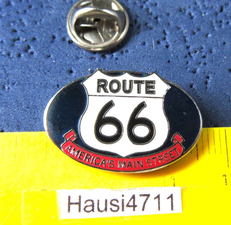 ROUTE 66 AMERCAS MAIN STREET PIN ENAMEL | Kaufen auf Ricardo