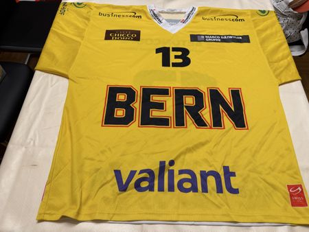 SC Bern Gameworntrikot Junioren Nummer 13 Grösse XL