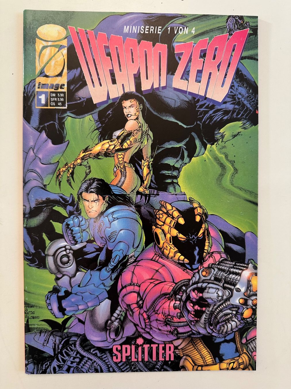 Fumetti: WEAPON ZERO BAND 1 - SPLITTER – Usato da Münsingen venduto da Ganjam