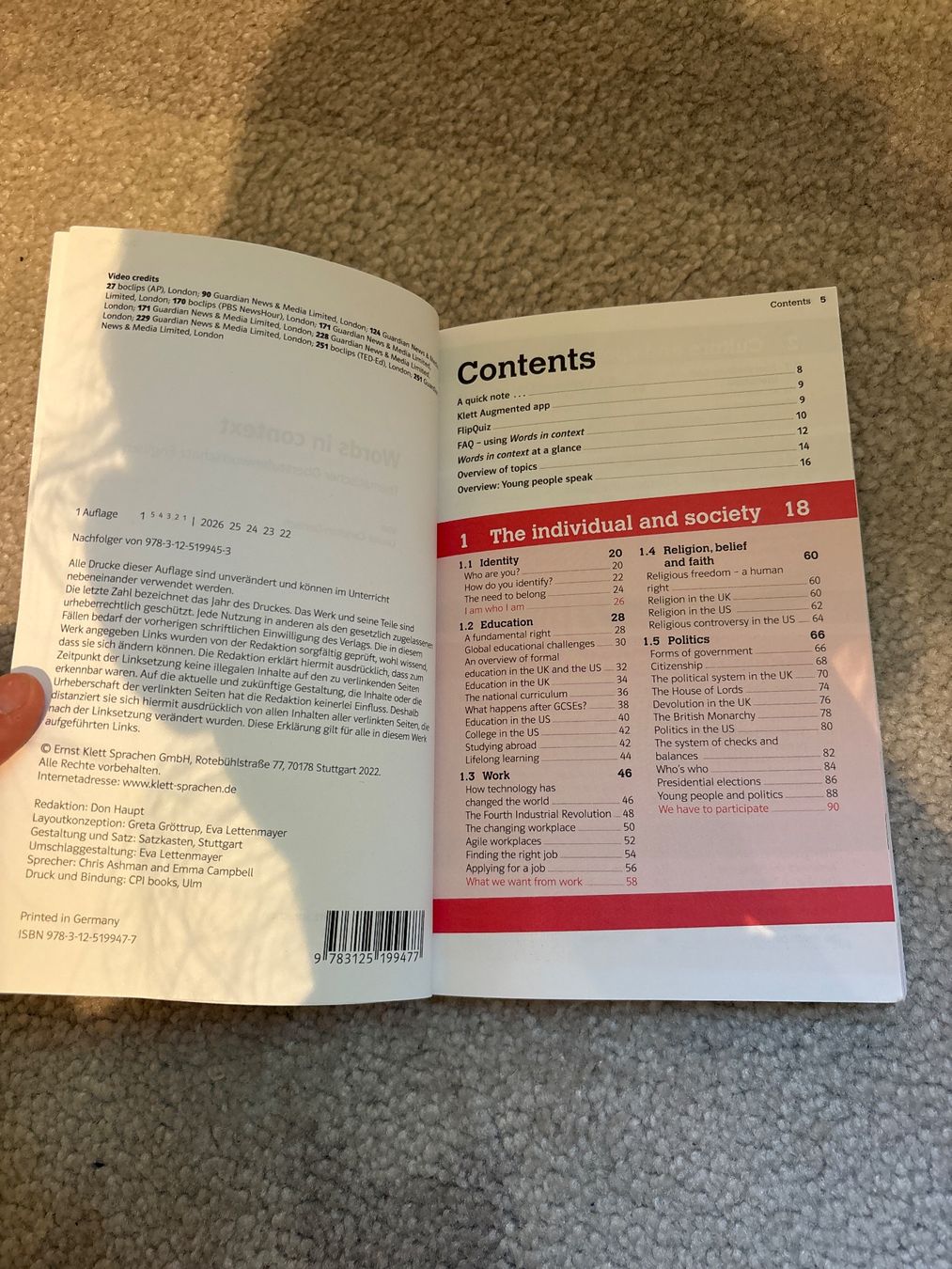 Libri: Words in Context Thematischer Oberstufenwortschatz – Usato da Grub SG venduto da Vinciguerra 4