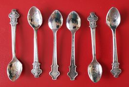 10 ROLEX Bucherer Sammel-Kaffeee-Löffel  LUCERNE mit Löwe