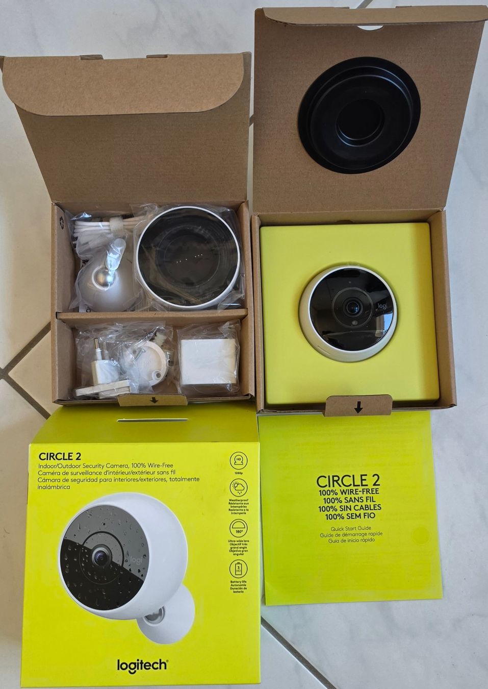 Videocamere: Logitech Circle 2, Kamera mit Akku – Difettoso da Ronco sopra Ascona venduto da Ronco-s-Ascona