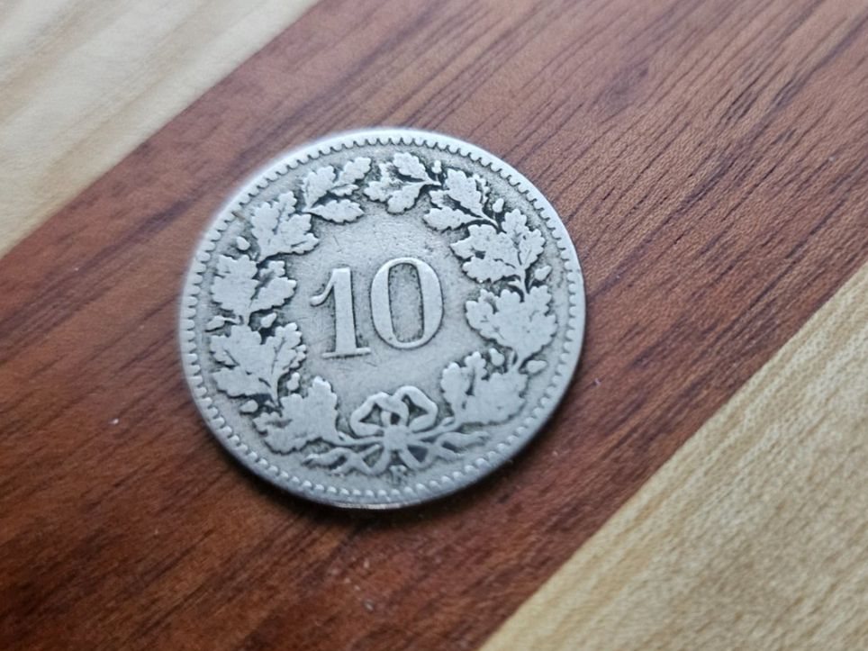 Tutti le monete: 10 Rappen 1879, gute Erhaltung – Usato da Escholzmatt venduto da Lagano 1