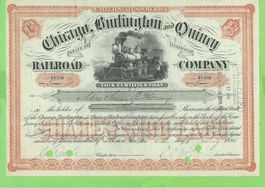 Chicago, Burlington and Quincy Railroad, 1885