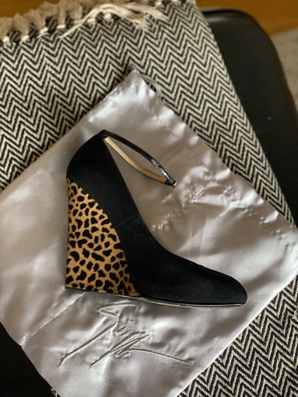 Zanotti Damenschuhe: Guiseppe Zanotti Keilabsatz Heels – Gebraucht aus Uster von Charis5 6