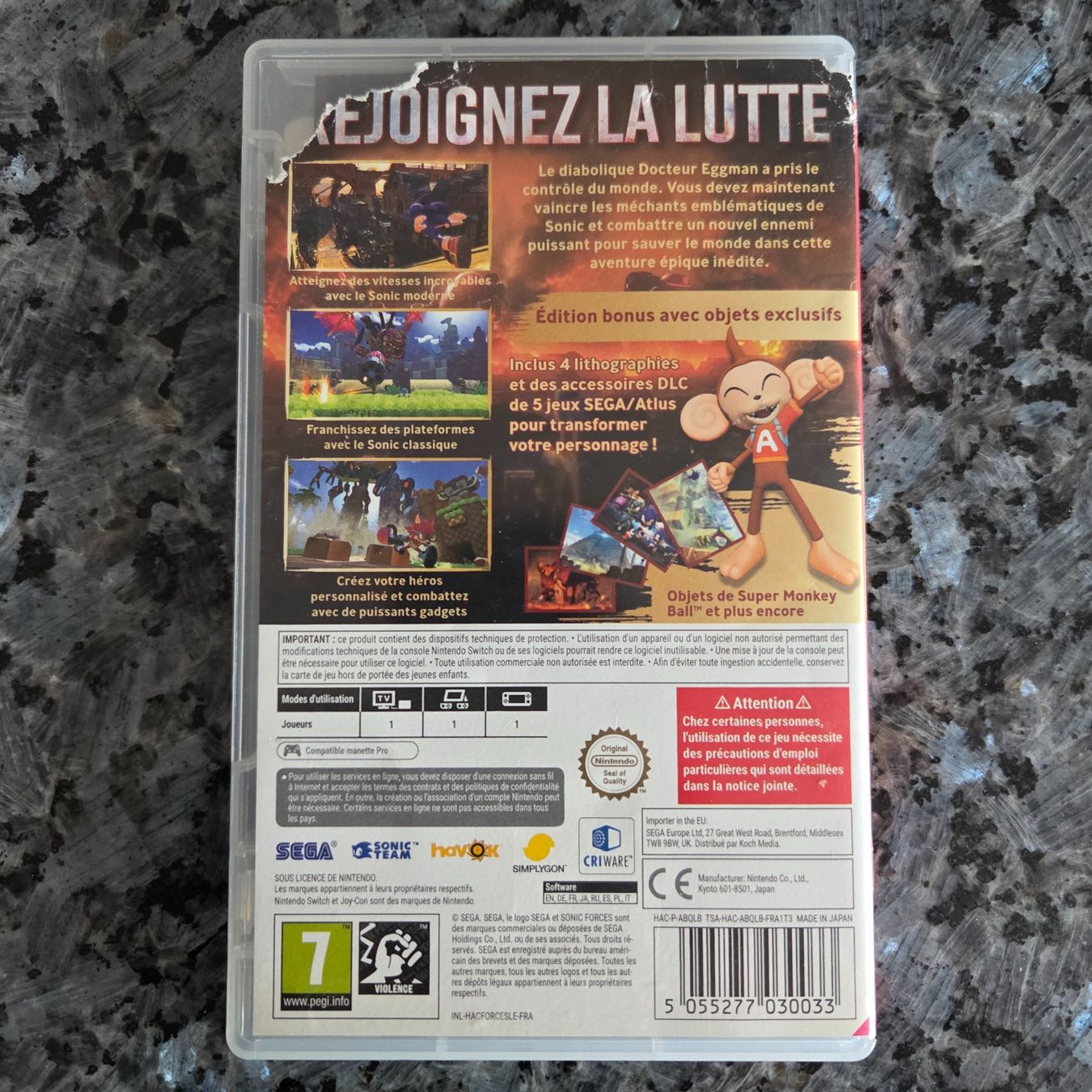 Nintendo Spiele: Sonic Forces Edition Bonus - Nintendo Switch – Gebraucht aus Vernayaz von Lecoffreromand 1