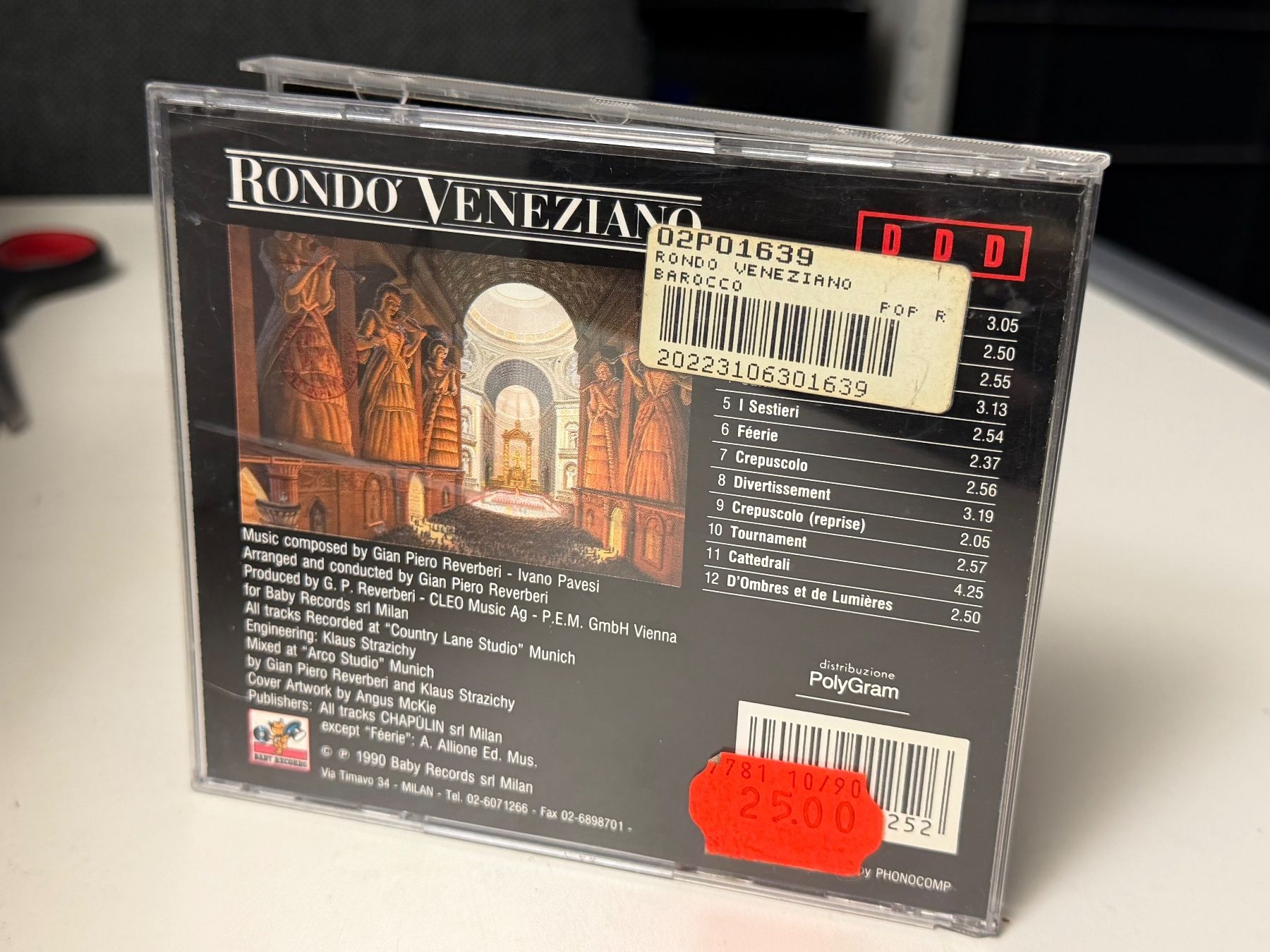 CDs: Rondo' Veneziano - Barocco - HG41C – Gebraucht aus Küsnacht ZH von swisssales.net 1
