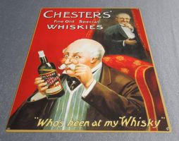 Nostalgie Blechschild - Chesters' Fine Old Special Whiskies