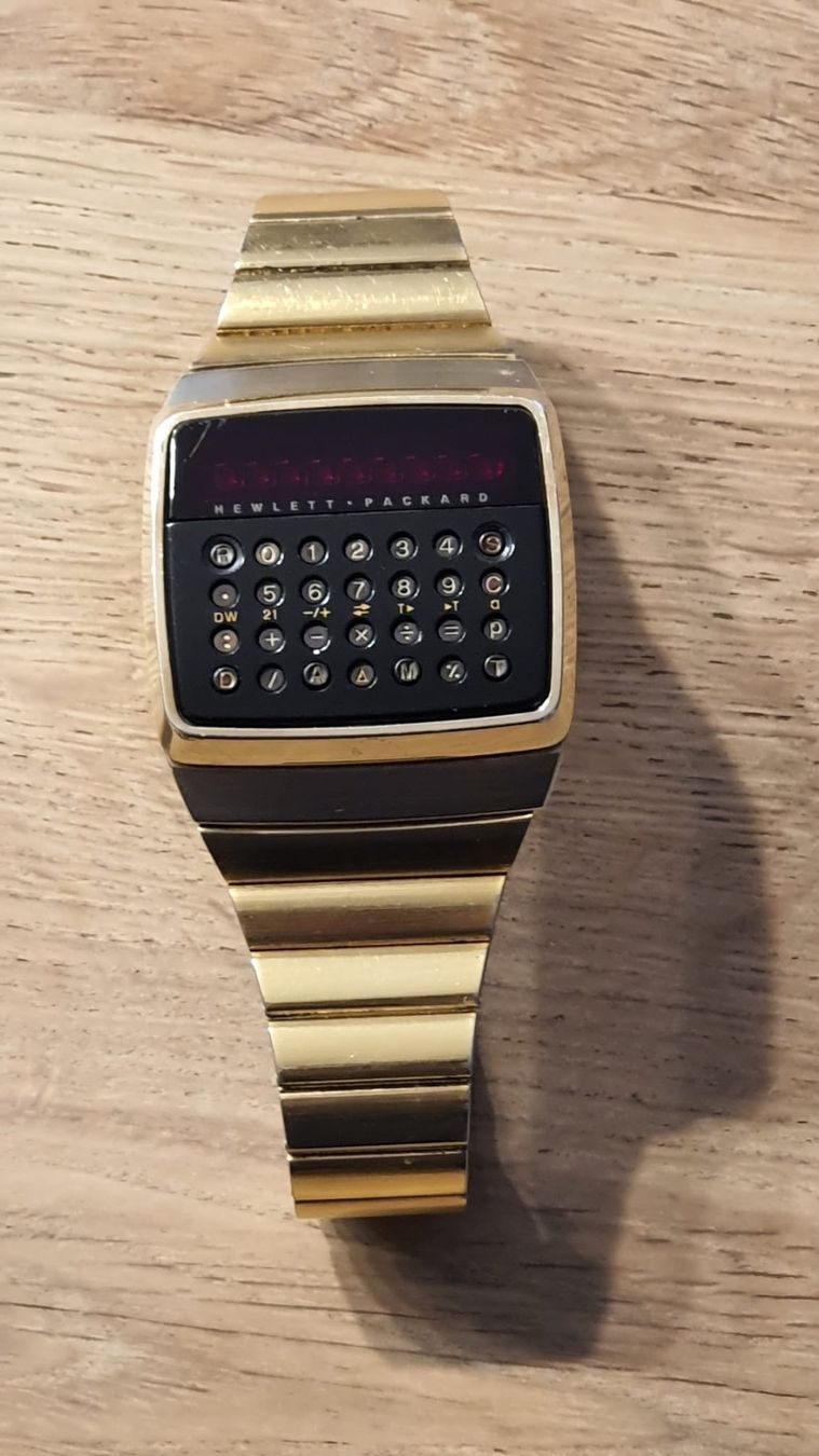 Hewlett Packard Uhren: HP-01 Vintage Calculator Watch 1977 – Gebraucht aus Triesen von Trisuna