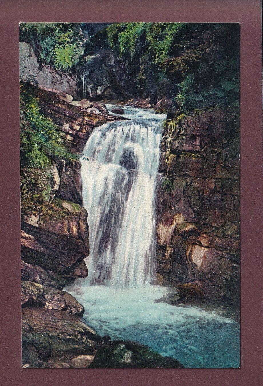 Ansichtskarten: MONTREUX - Gorges du Chauderon – Gebraucht aus Pully von nicecards