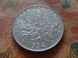 FRANCE  5 Francs  1994  (P)