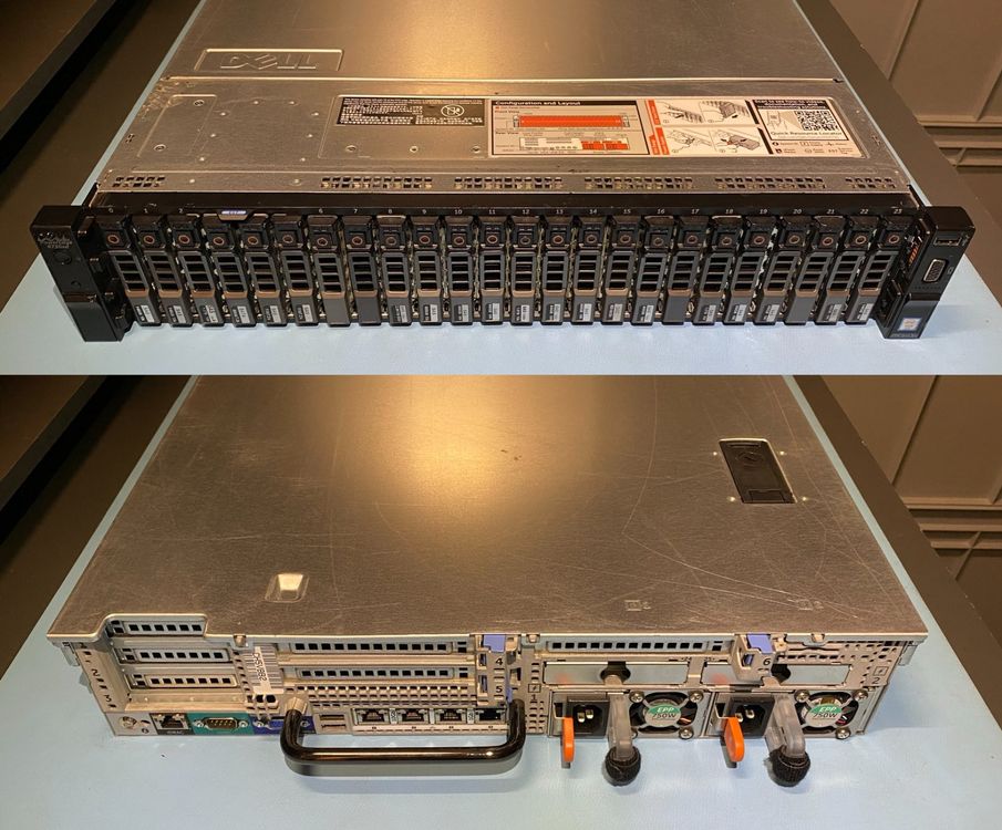 Dell R730XD 2xE5-2680v4, 24+2SFF, 1024GB, 28.8TB SAS, Rails (Gebraucht ...