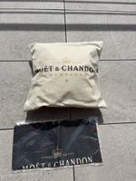 Moet & Chandon Kissenüberzug Weiss / Schwarz Neu