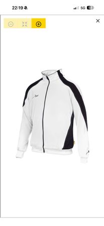Polyesterjacke Focus weiss von gpard Grösse S