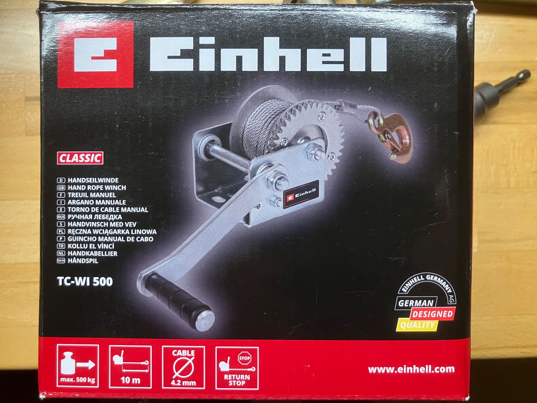 Einhell Altro per stoccaggio & trasporto: Handseilwinde Einhell TC-WI 500 – Usato da Eggiwil venduto da jou70 3