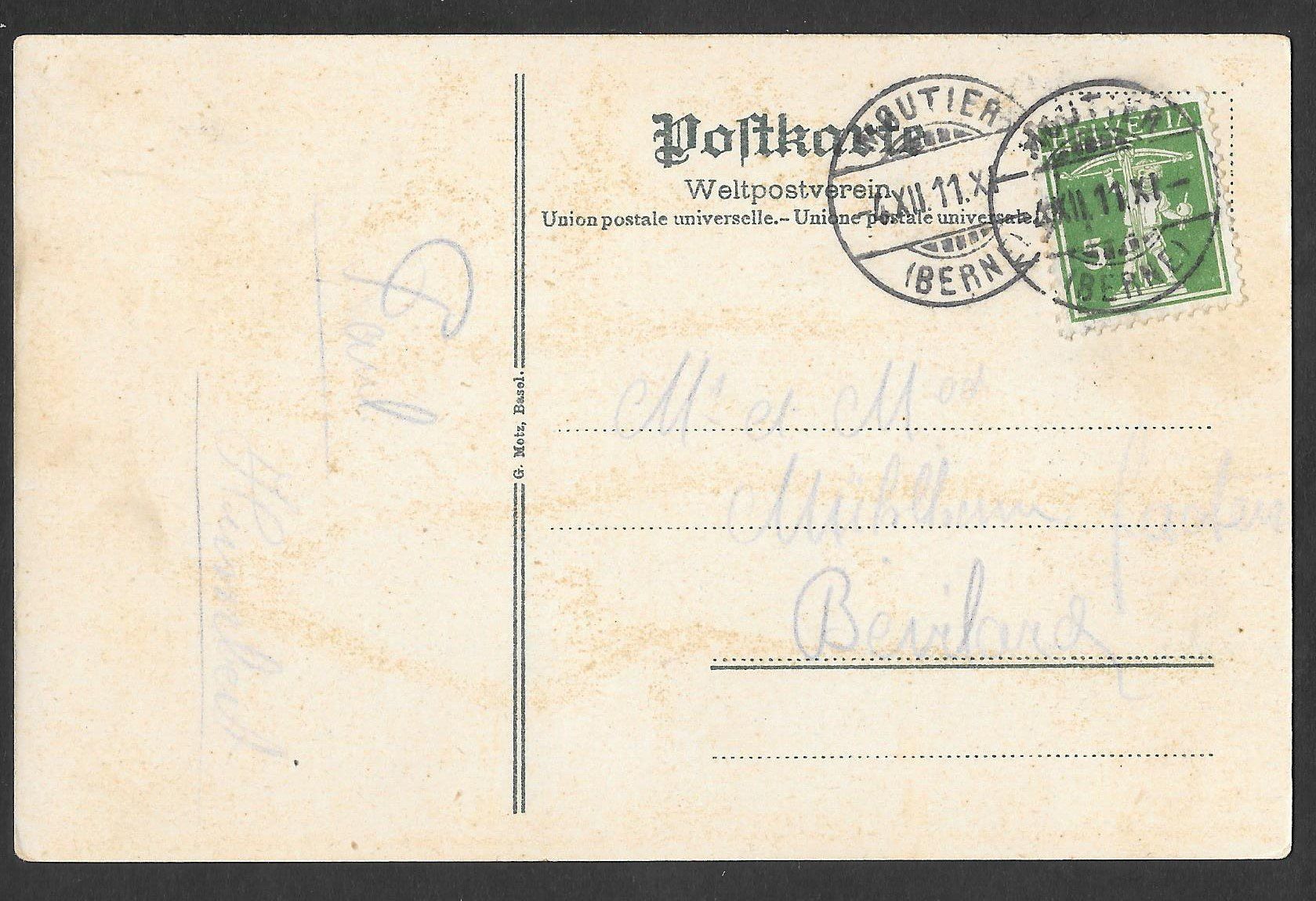 Cartes postales: Solothurn Panoramakarte Weissenstein-Bahn – D'occasion à Olten par clotaldi 1