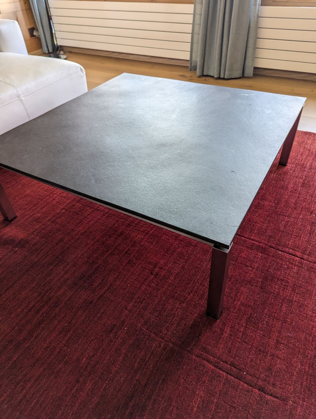 Tavoli: Hutter Designer Wohnzimmertisch Granit - Edelstahl matt – Usato da Erlenbach im Simmental venduto da freidlteam 1