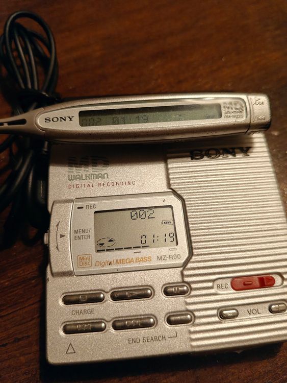 Sony MiniDisc Recorder MZ-R90 inkl. Mikrofon und Zubehör! (Gebraucht ...