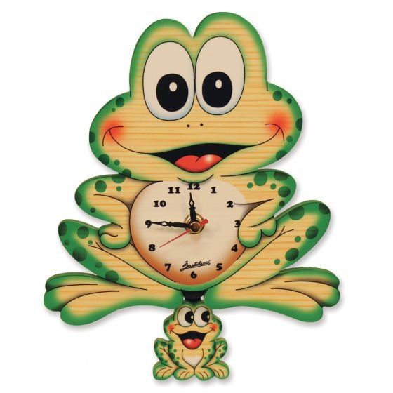 Giocattoli: Frosch Pendeluhr Holz Bartolucci – Nuovo e nell'imballaggio originale da Müntschemier venduto da Fee_00