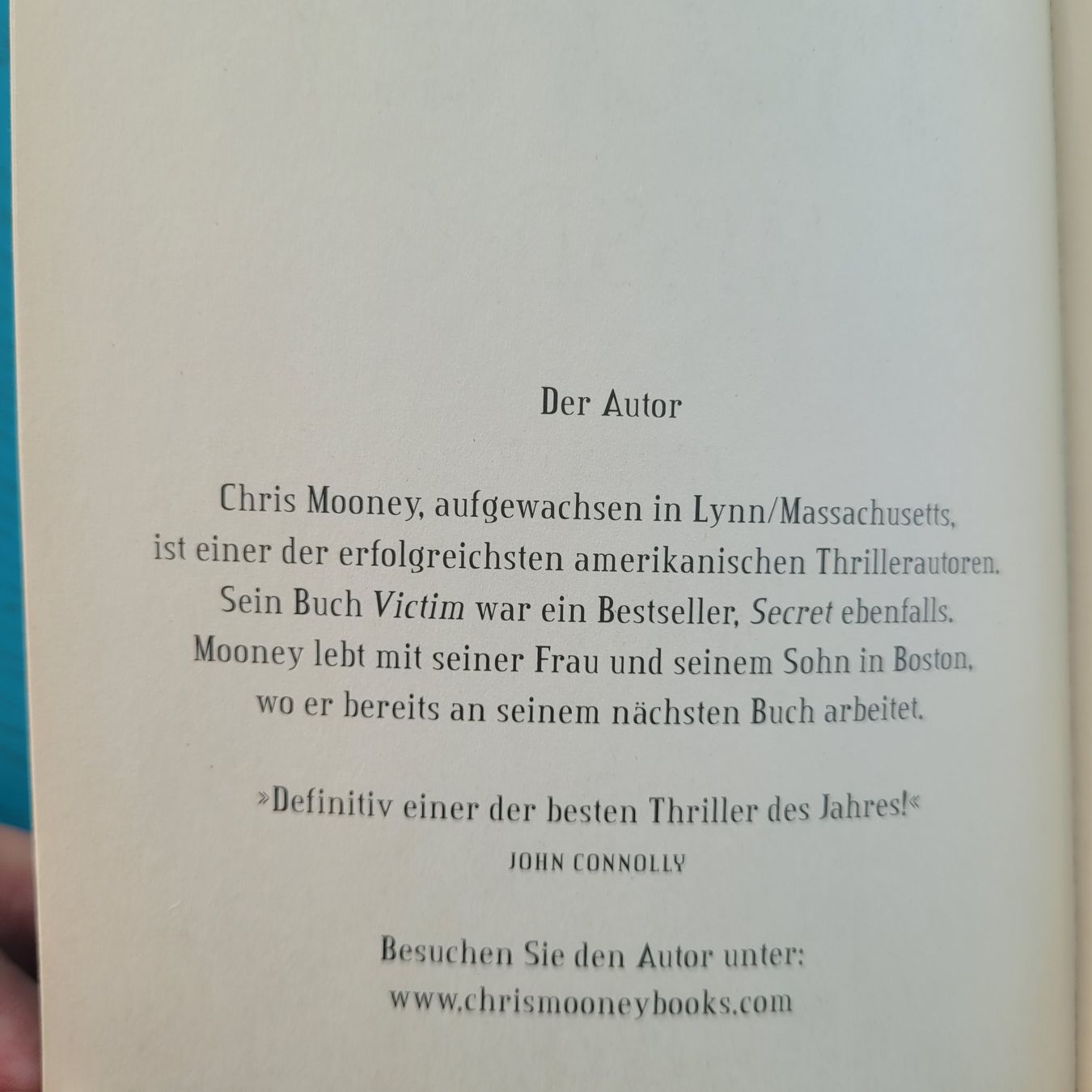 Livres: Chris Mooney- Missing / Thriller  – D'occasion à SCHÜBELBACH par CoKaHa 2