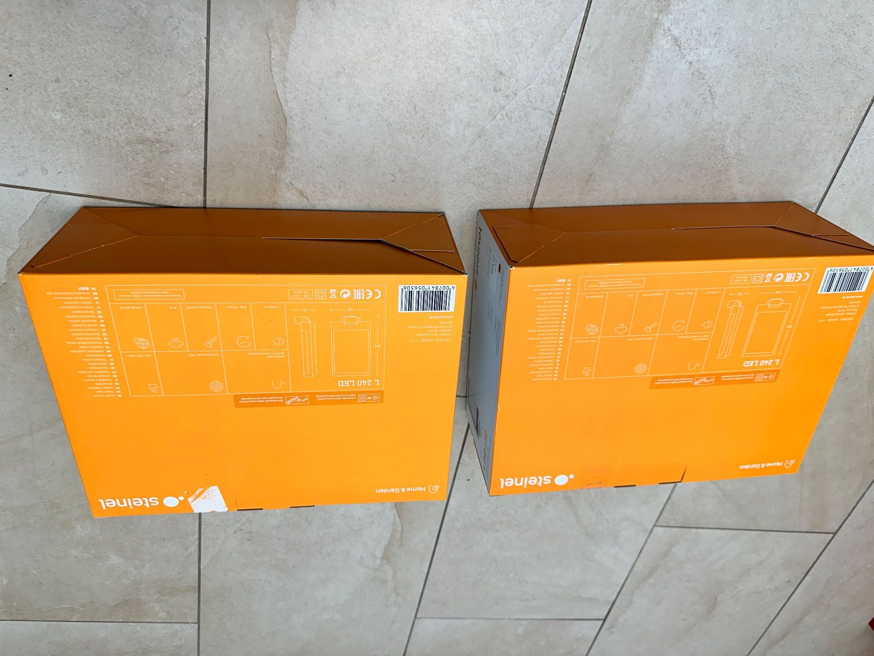 Steinel Lampadari & plafoniere: LED Aussenleuchte Steinel L 240 Neu mit Sensor – Nuovo (secondo la descrizione) da Othmarsingen venduto da daisy18 1