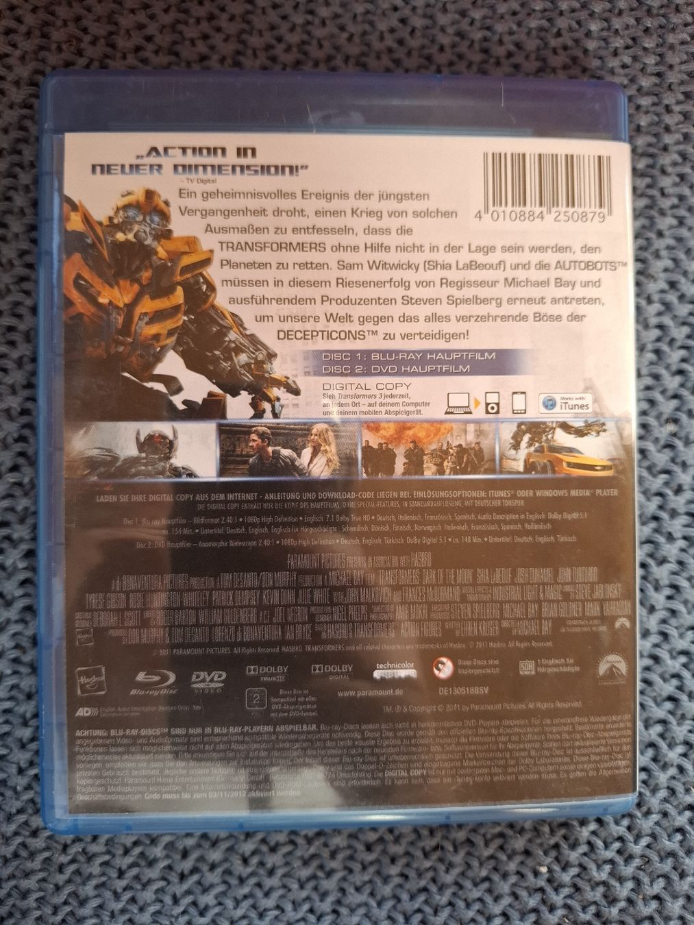 Tutti i DVDs: Transformers 3 Blu-ray gebraucht – Usato da Knonau venduto da fil_f8wd 1