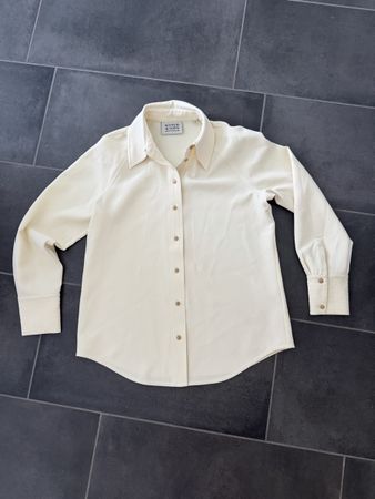 Scotch and Soda Bluse/ Hemd Creme farbig Gr. S (neu)