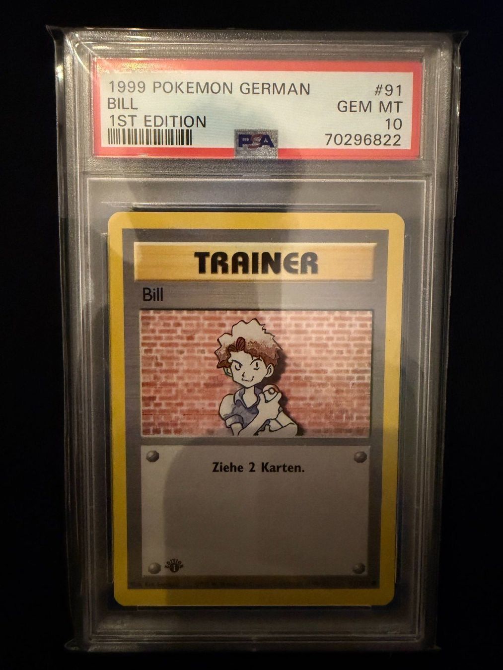 Pokémon Carte collezionabili: PSA 10 Bill 91/102 Basis Set 1. Edition Deutsch – Usato da Würenlos venduto da mbumech