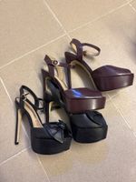 Buffalo Damenschuhe Plateau-Sandalen Leder Grösse 38 2 Paar