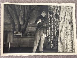 Foto Stalag IX B,  1944 Theater Aufführung mit Gefangenen