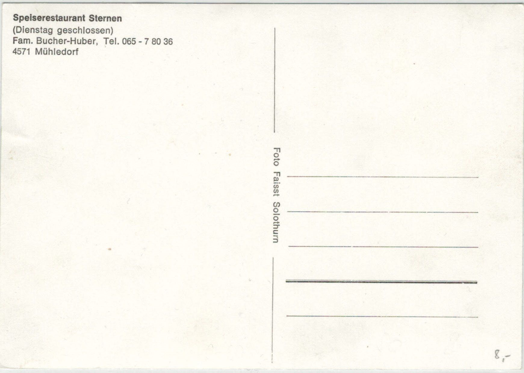 Cartoline postali: TG 73 Mühledorf Restaurant Sternen GF – Nuovo (secondo la descrizione) da Fribourg venduto da philafri 1
