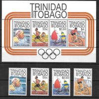 Trinidad Tobago Serie 499-502 + Block Olymp. Spiele 1984 **