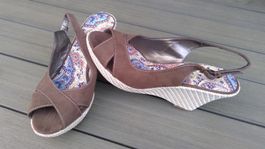 Sandalettes marron Graceland, pointure 40, NEUF