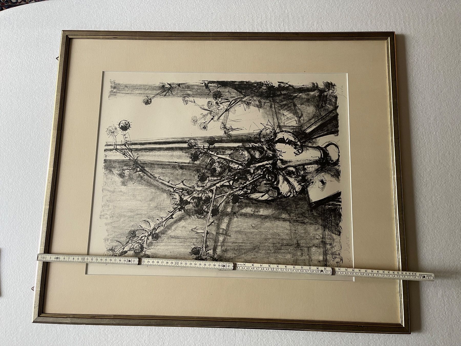 Arts picturaux & lithographies: 2 grosse Litho Zender, Stadtkirche Winterthur + Silberdistel – D'occasion à Hettlingen par Kaeptnpum 5