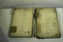 Alte Handschrift 2 Bücher 1772 Frankreich